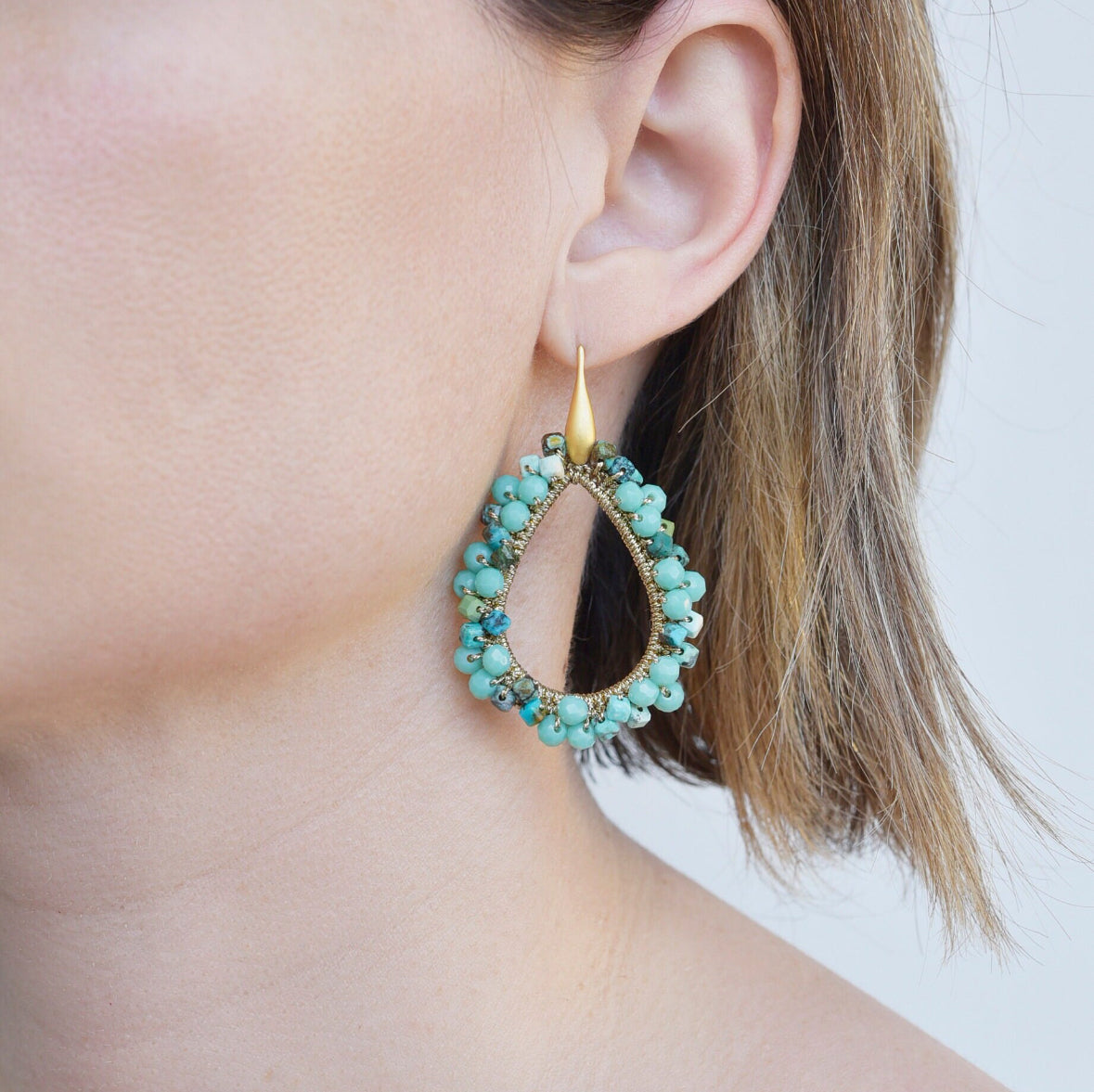 Orecchini TAORMINA - Turchese - MadulaJewels