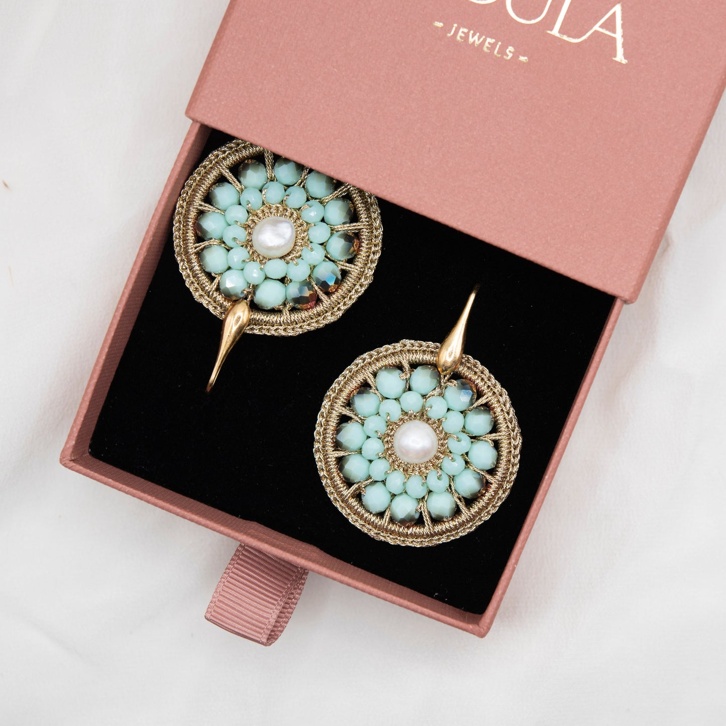 Orecchini EVA colore Menta - MadulaJewels