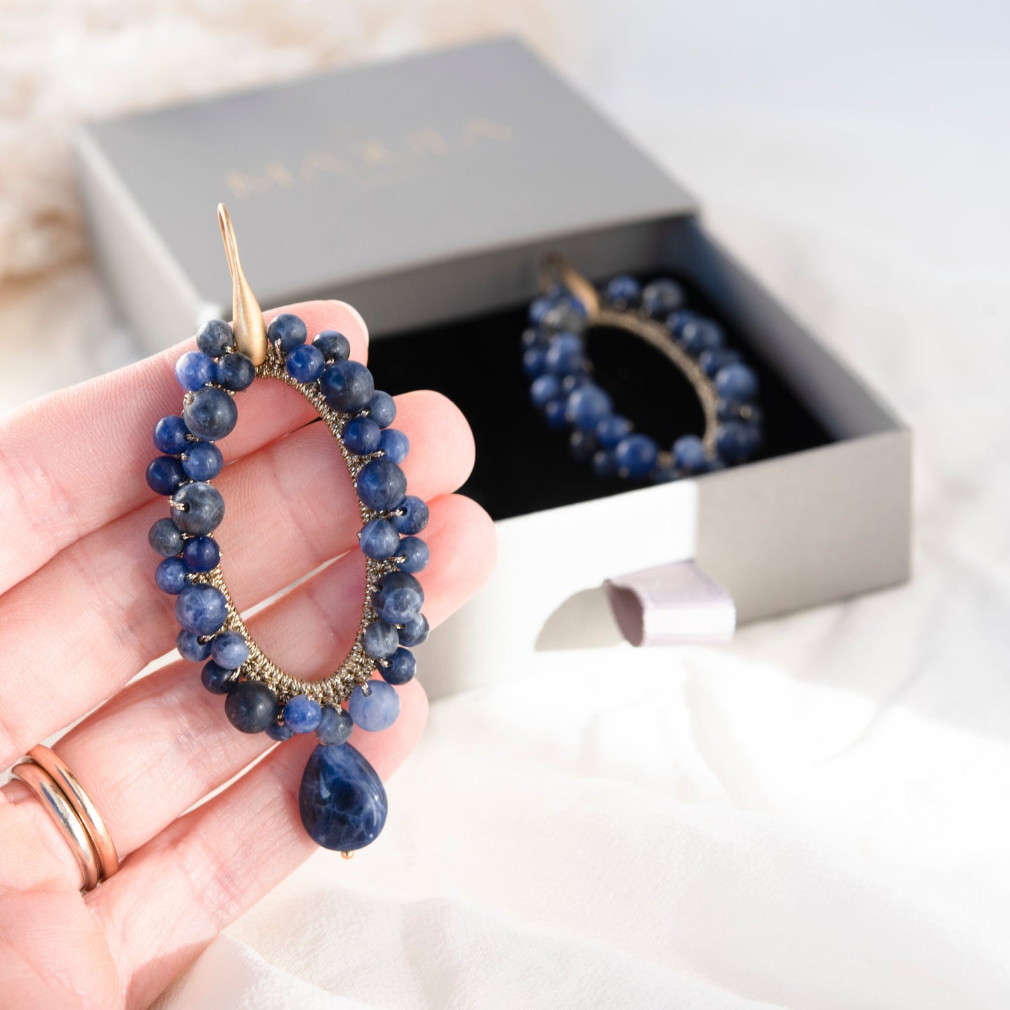 Orecchini BLU OCEANO - MadulaJewels