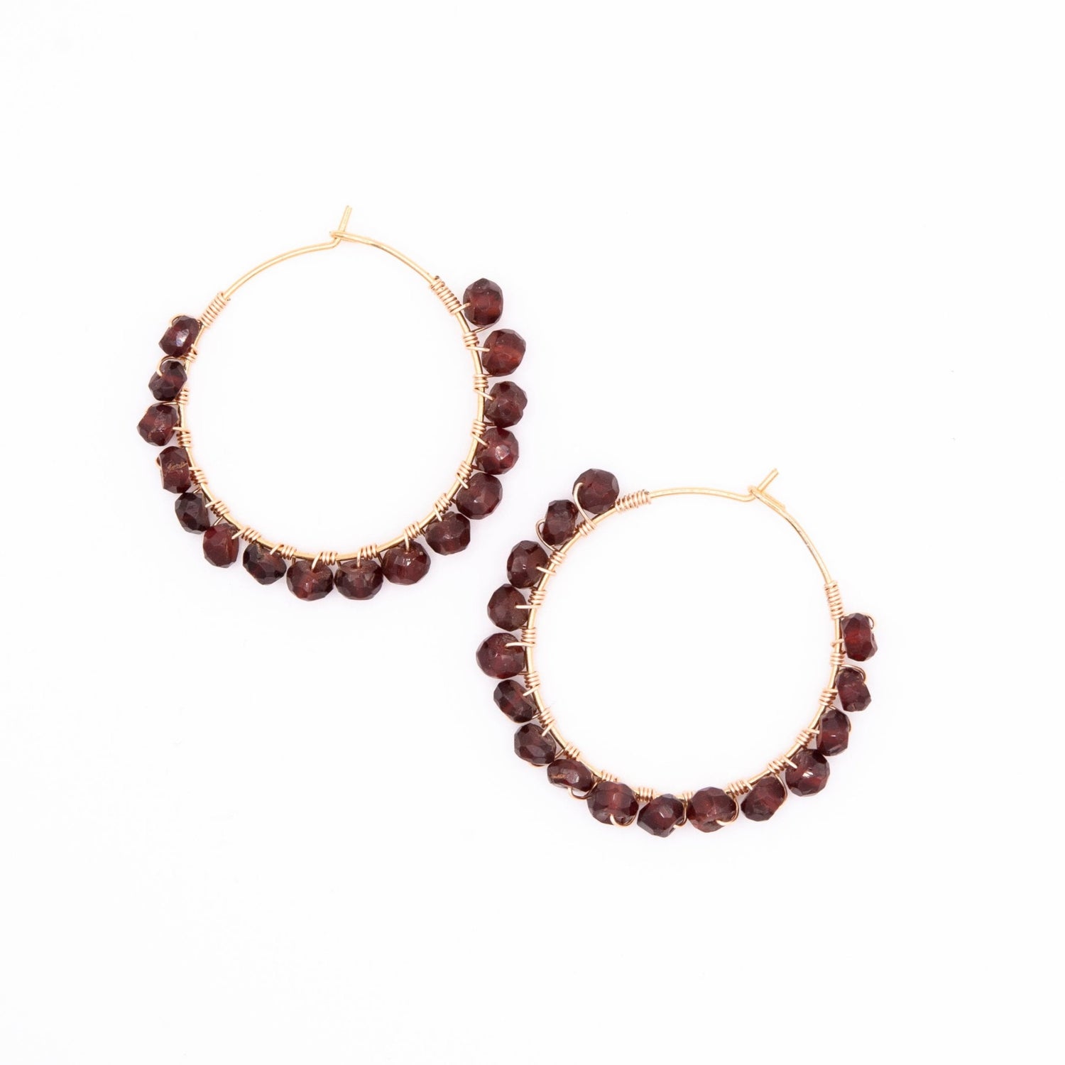 Orecchini Alissa - Granato - MadulaJewels