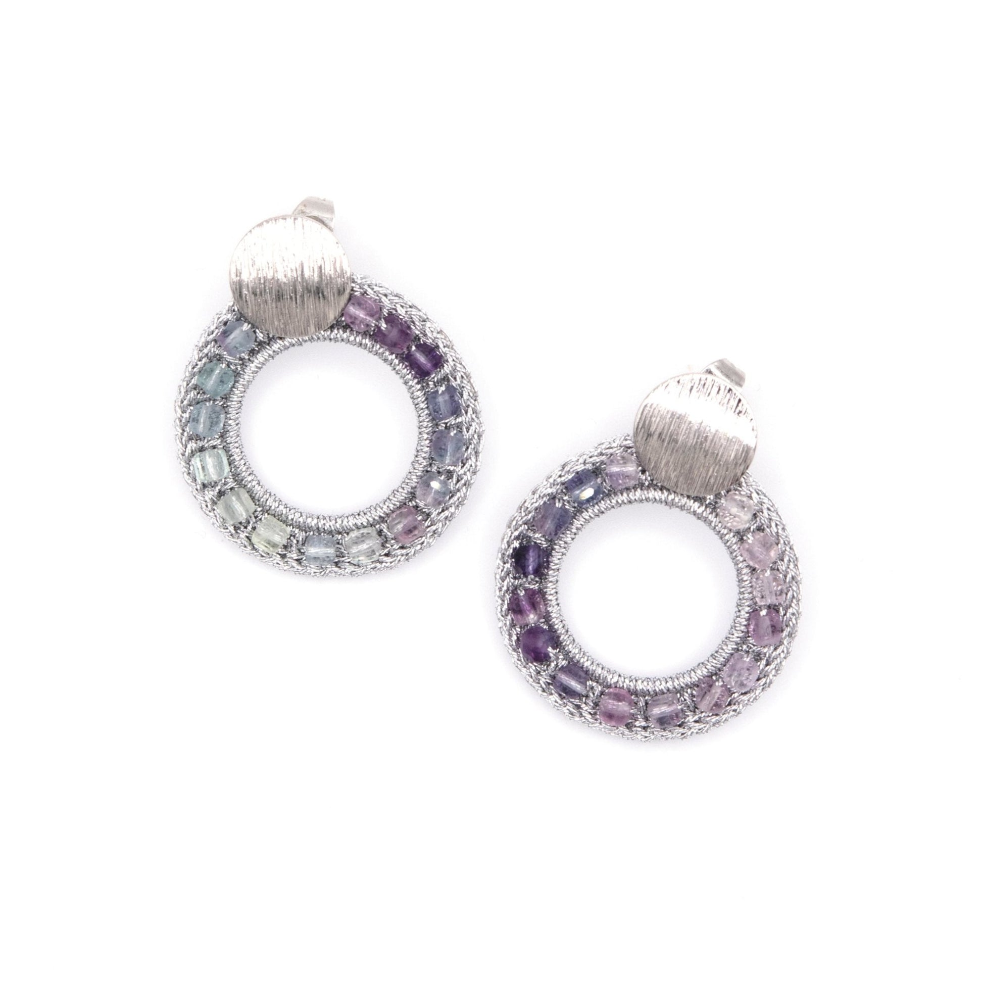 Orecchini TAMARA con Fluorite Naturale - MadulaJewels