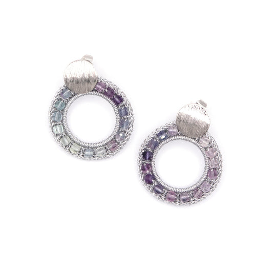 Orecchini TAMARA con Fluorite Naturale - MadulaJewels